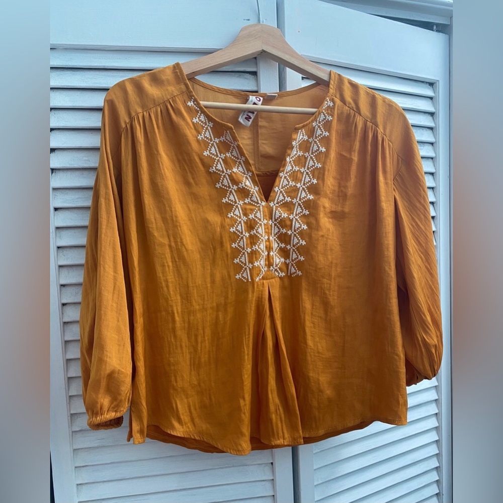 Anthropologie Dolan Peasant Top XS